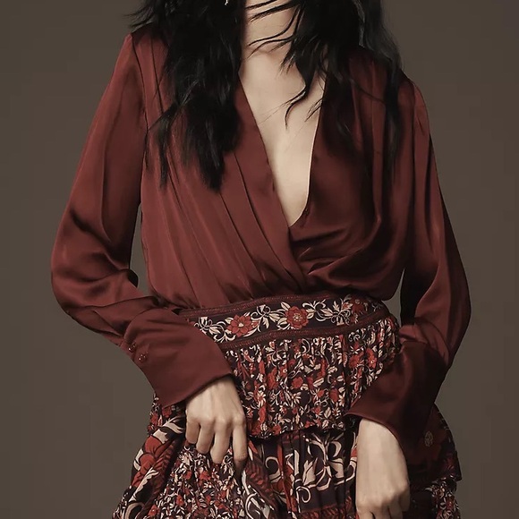 NWTS FAVORITE DAUGHTER THE DATE BLOUSE BODYSUIT (XL) - Picture 1 of 8